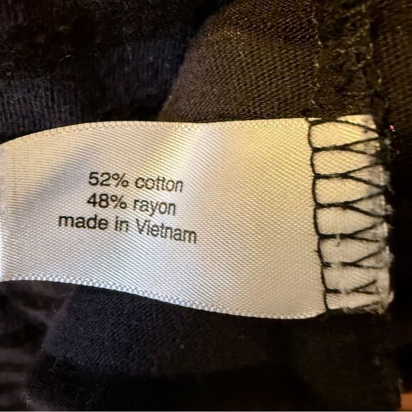 Lane Bryant Black Striped “Amour” T-Shirt Women’s Plus Size 22/24 - Picture 4 of 4